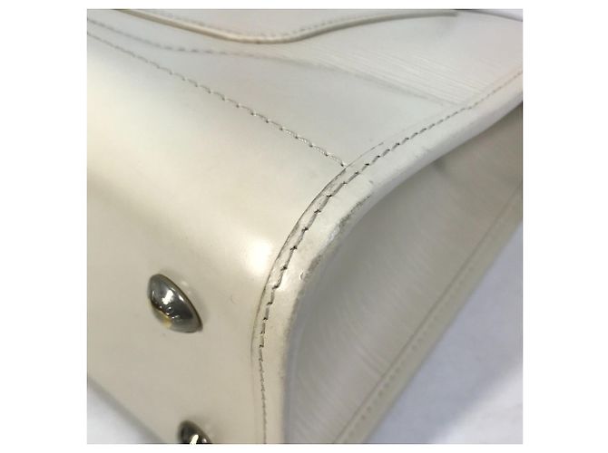 Bolso Tote Madeleine GM Epi Louis Vuitton Blanco Blanco roto - vista 7
