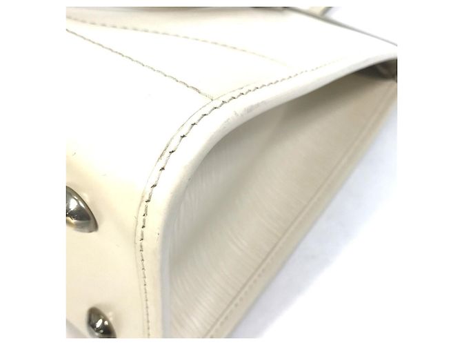 Bolso Tote Madeleine GM Epi Louis Vuitton Blanco Blanco roto - vista 9