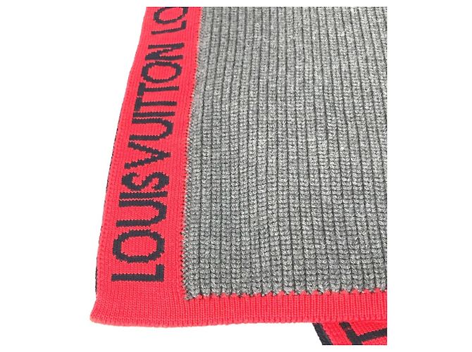Bufanda LV Generation Louis Vuitton Castaño Roja - vista 3