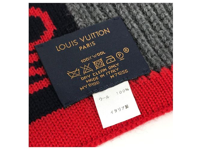 Bufanda LV Generation Louis Vuitton Castaño Roja - vista 6