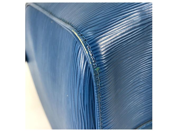 Borsa da viaggio Keepall 45 in pelle Epi Louis Vuitton Blu - vista 6