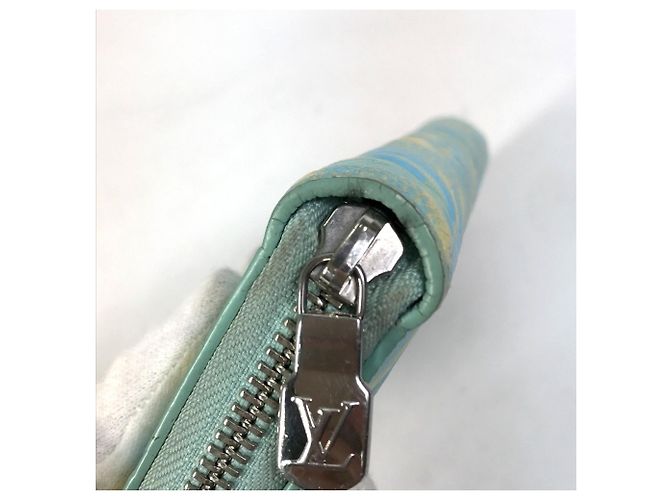 Zippy Geldbörse Monogram Empreinte Louis Vuitton Gelb Hellgrün - Ansicht 10