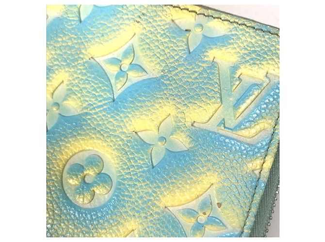 Zippy Geldbörse Monogram Empreinte Louis Vuitton Gelb Hellgrün - Ansicht 15