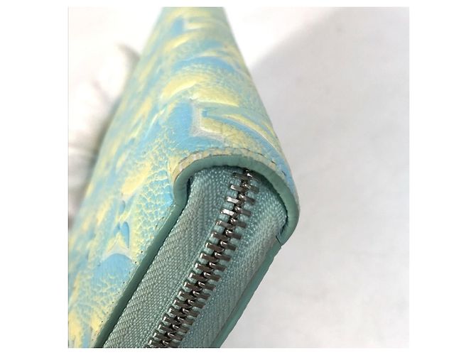 Zippy Geldbörse Monogram Empreinte Louis Vuitton Gelb Hellgrün - Ansicht 9