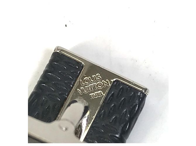 Abotoaduras Damier Graphite Louis Vuitton Preto - vista 5