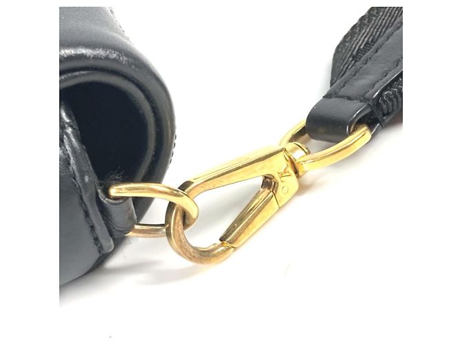 Portafoglio Louis Vuitton Monogram Bubblegram con tracolla Nero Monogramma - vista 4