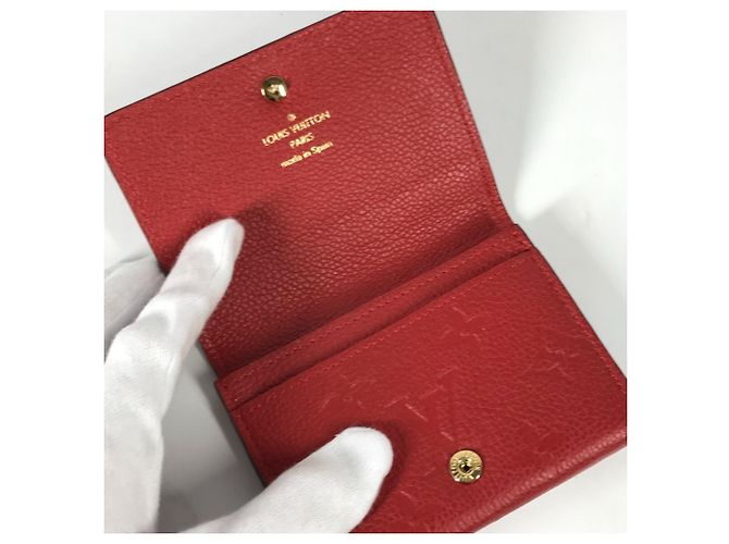 Visitenkartenetui Monogram Empreinte Louis Vuitton Rot Fuschia - Ansicht 10