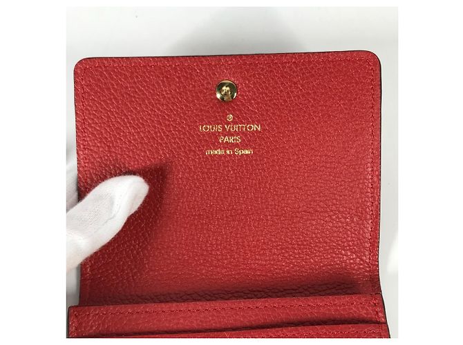 Visitenkartenetui Monogram Empreinte Louis Vuitton Rot Fuschia - Ansicht 11