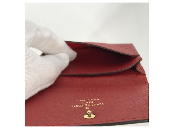 Visitenkartenetui Monogram Empreinte Louis Vuitton Rot Fuschia - Ansicht 13