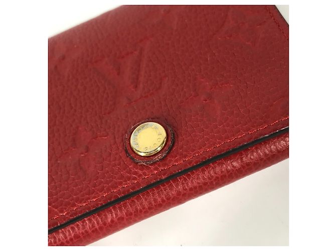 Visitenkartenetui Monogram Empreinte Louis Vuitton Rot Fuschia - Ansicht 2