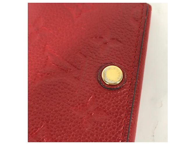 Visitenkartenetui Monogram Empreinte Louis Vuitton Rot Fuschia - Ansicht 3