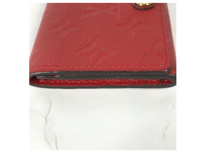 Visitenkartenetui Monogram Empreinte Louis Vuitton Rot Fuschia - Ansicht 4