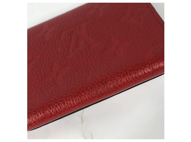 Visitenkartenetui Monogram Empreinte Louis Vuitton Rot Fuschia - Ansicht 7