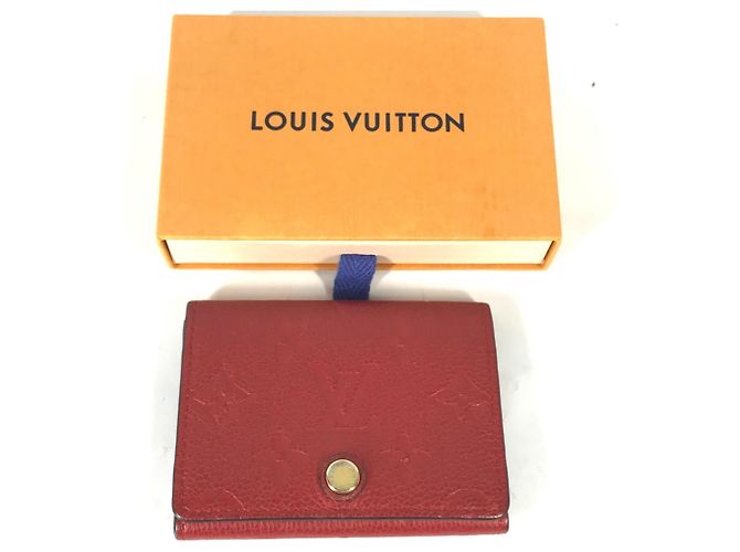 Visitenkartenetui Monogram Empreinte Louis Vuitton Rot Fuschia - Ansicht 9