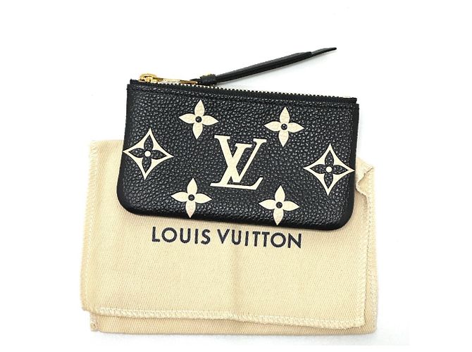 Pochette Cle Coin Case Monogram Empreinte Louis Vuitton Negro Dorado - vista 8