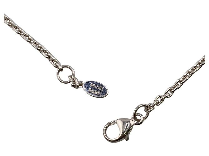 Collar Péndulo Rahn Silver Lockit de Louis Vuitton Plata - vista 10