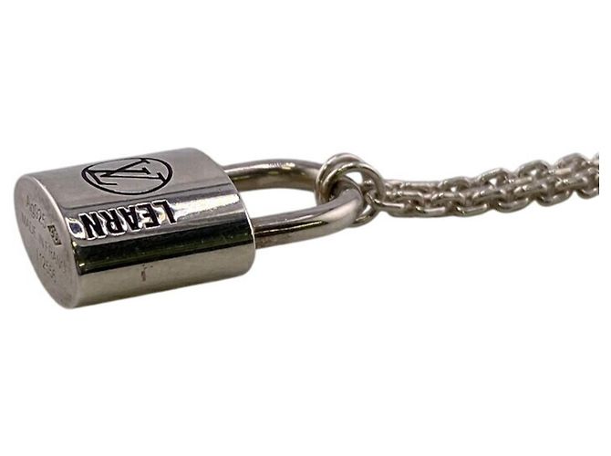 Collar Péndulo Rahn Silver Lockit de Louis Vuitton Plata - vista 5