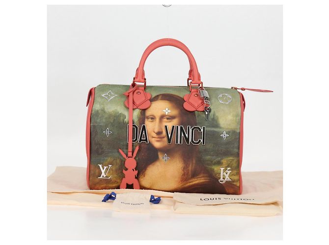 LOUIS VUITTON Collezione Masters DA VINCI Borsa Speedy 30 M43372 Auth ar13671SM Rosa - vista 12