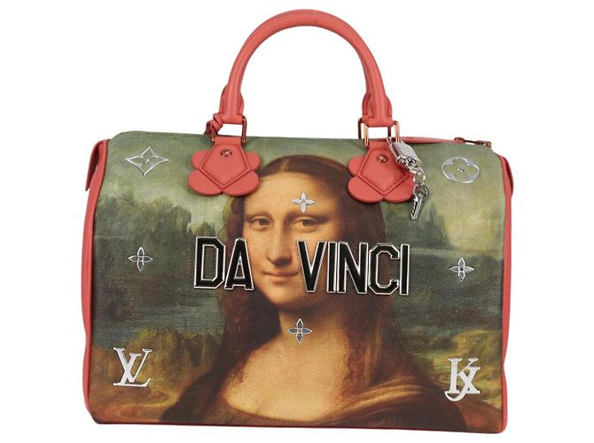LOUIS VUITTON Collezione Masters DA VINCI Borsa Speedy 30 M43372 Auth ar13671SM Rosa - vista 13