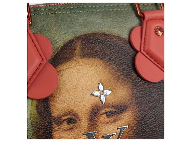 LOUIS VUITTON Collezione Masters DA VINCI Borsa Speedy 30 M43372 Auth ar13671SM Rosa - vista 19