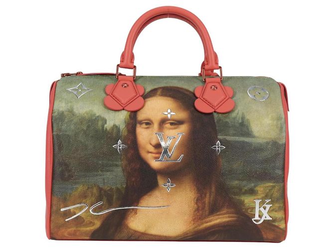 LOUIS VUITTON Collezione Masters DA VINCI Borsa Speedy 30 M43372 Auth ar13671SM Rosa - vista 2