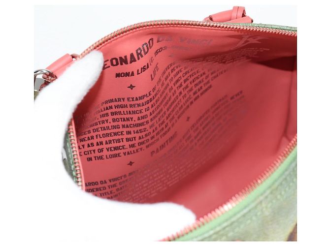 LOUIS VUITTON Collezione Masters DA VINCI Borsa Speedy 30 M43372 Auth ar13671SM Rosa - vista 29