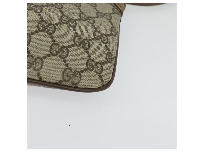 Borsa a Spalla Gucci GG Supreme Web Sherry Line PVC Beige 98 02 047 Auth BA4583 - vista 14