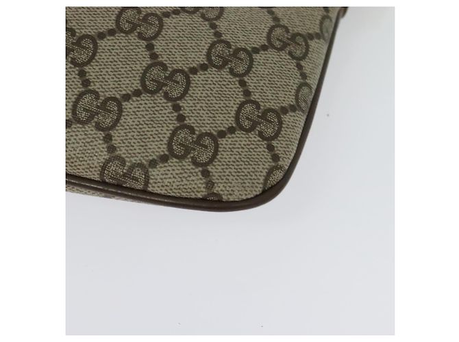 Borsa a Spalla Gucci GG Supreme Web Sherry Line PVC Beige 98 02 047 Auth BA4583 - vista 16