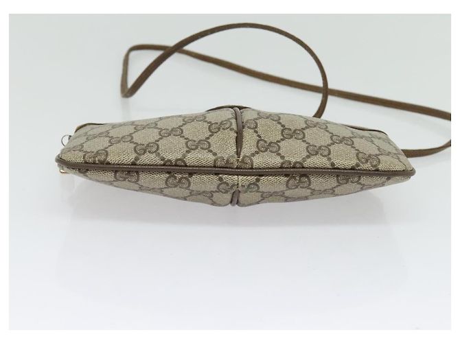 Borsa a Spalla Gucci GG Supreme Web Sherry Line PVC Beige 98 02 047 Auth BA4583 - vista 5