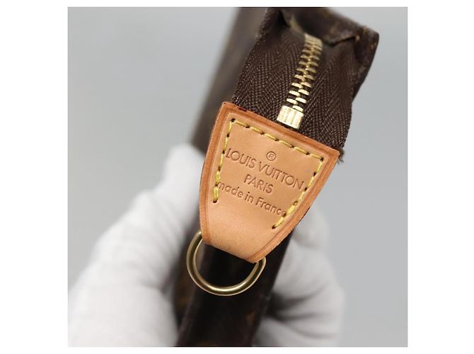Bucket LOUIS VUITTON Monogramma Secchiello PM Pochette Accessorio LV Auth 136373 - vista 8