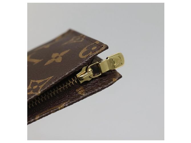 Bucket LOUIS VUITTON Monogramma Secchiello PM Pochette Accessorio LV Auth 136373 - vista 9