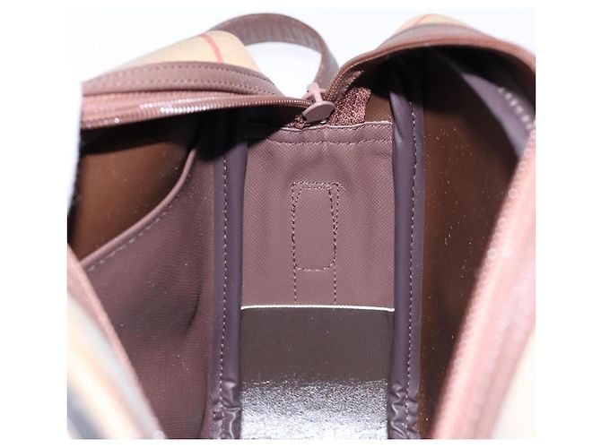 Autre Marque Borsa a Spalla Burberrys Nova Check in Tela Khaki Oro Auth BA4398 D'oro Cachi - vista 18