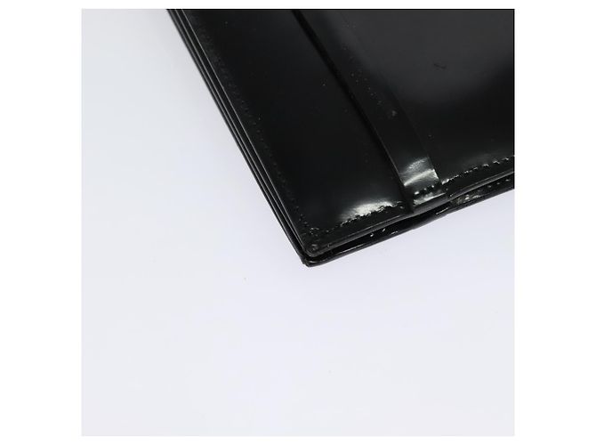 Borsa a spalla GUCCI in pelle verniciata nera argento Auth sw1231 Nero - vista 17