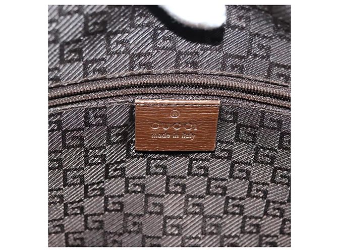 Gucci Tote Bag aus braunem Leder Authentisch 133332 - Ansicht 19