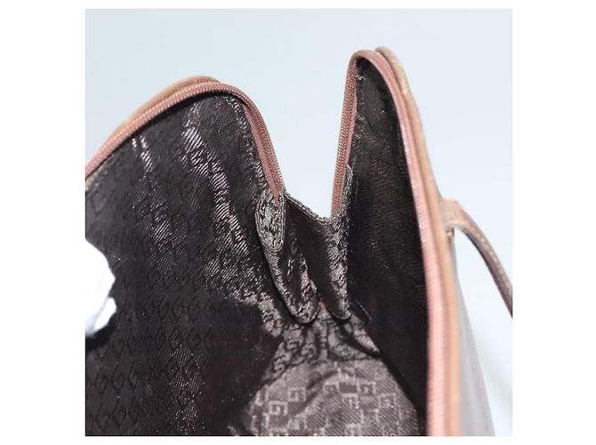Gucci Tote Bag aus braunem Leder Authentisch 133332 - Ansicht 21