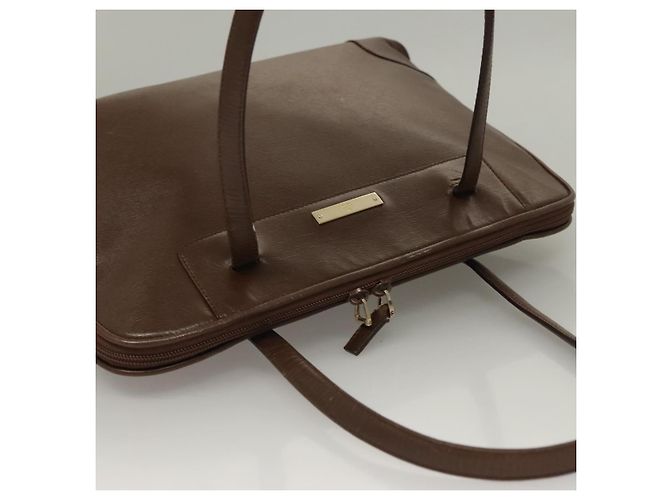 Gucci Tote Bag aus braunem Leder Authentisch 133332 - Ansicht 6