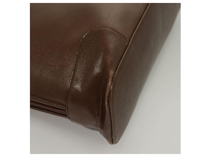 Gucci Tote Bag aus braunem Leder Authentisch 133332 - Ansicht 9