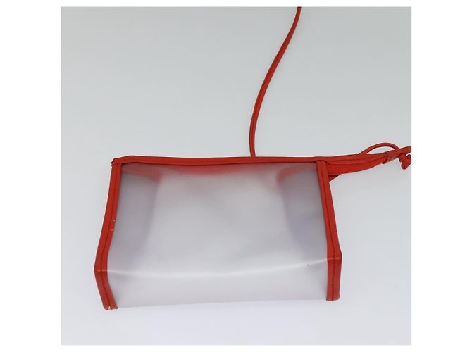Borsa LOEWE in vinile arancione Auth 134650 - vista 12