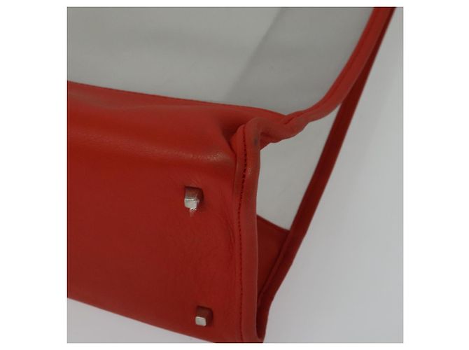 Borsa LOEWE in vinile arancione Auth 134650 - vista 14