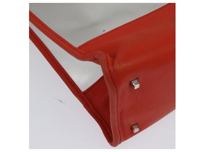 Borsa LOEWE in vinile arancione Auth 134650 - vista 15