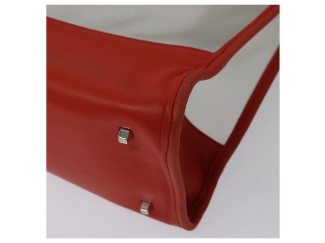Borsa LOEWE in vinile arancione Auth 134650 - vista 16