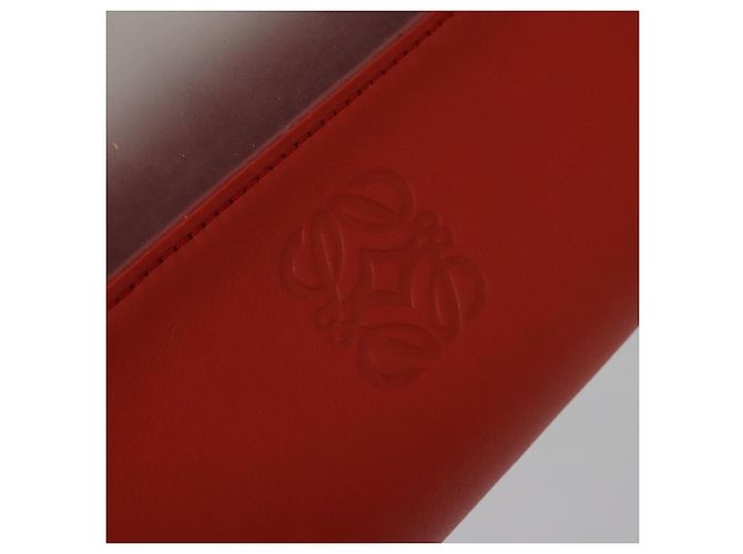 Borsa LOEWE in vinile arancione Auth 134650 - vista 17