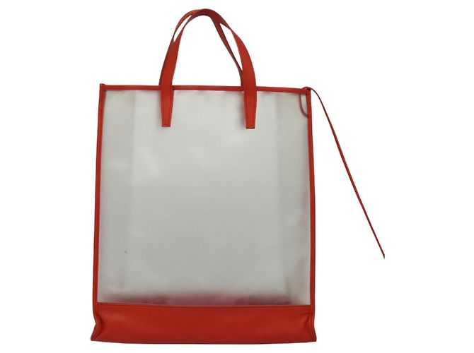 Borsa LOEWE in vinile arancione Auth 134650 - vista 2
