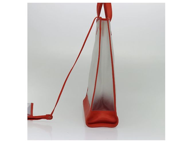 Borsa LOEWE in vinile arancione Auth 134650 - vista 3