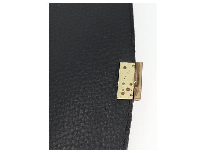 LOEWE Borsa da Ufficio Anagramma Pelle Nera Oro Auth bs28298 Nero D'oro - vista 11