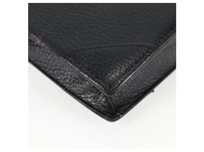LOEWE Borsa da Ufficio Anagramma Pelle Nera Oro Auth bs28298 Nero D'oro - vista 16