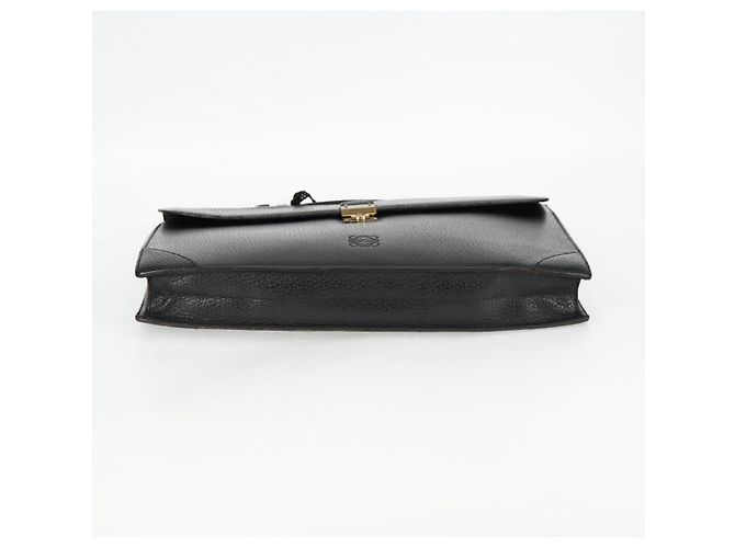 LOEWE Borsa da Ufficio Anagramma Pelle Nera Oro Auth bs28298 Nero D'oro - vista 5