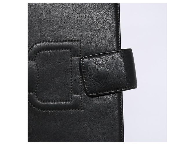 Copertina per libro in pelle nera GUCCI Auth 133512 Nero - vista 8