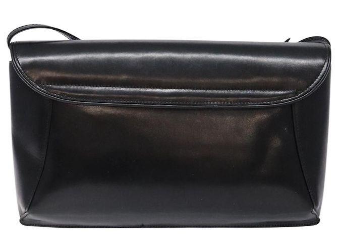 Gucci Borsa a Spalla in Pelle Nera e Oro Auth BA4343 Nero D'oro - vista 2
