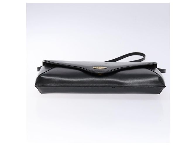 Gucci Borsa a Spalla in Pelle Nera e Oro Auth BA4343 Nero D'oro - vista 5